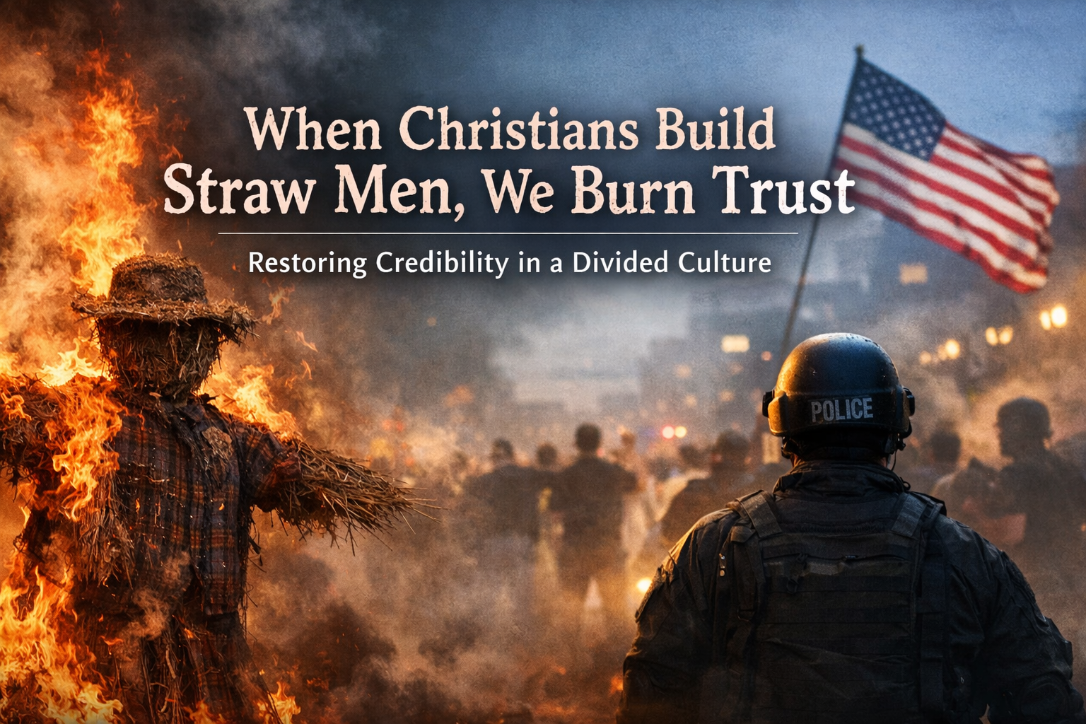 Straw Men Are Great Kindling For House Fires